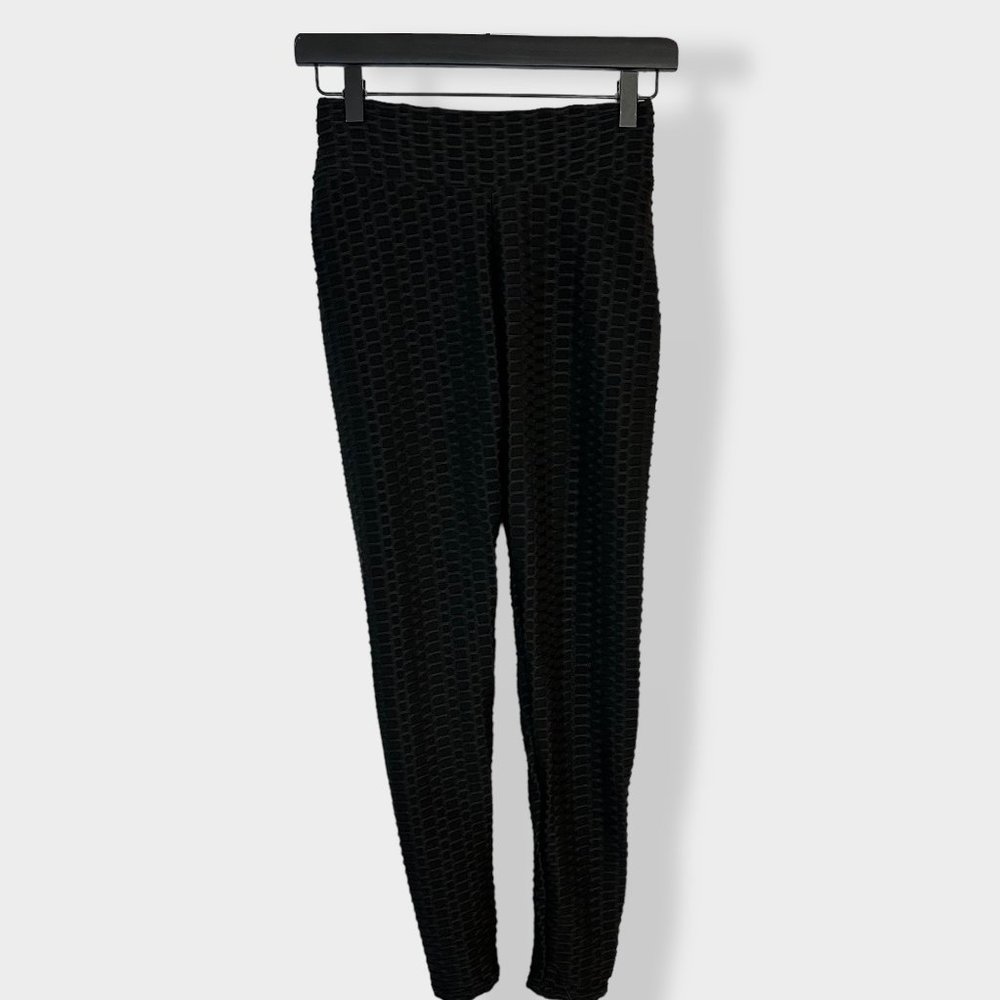 Black Scrunch Butt Leggings M‎